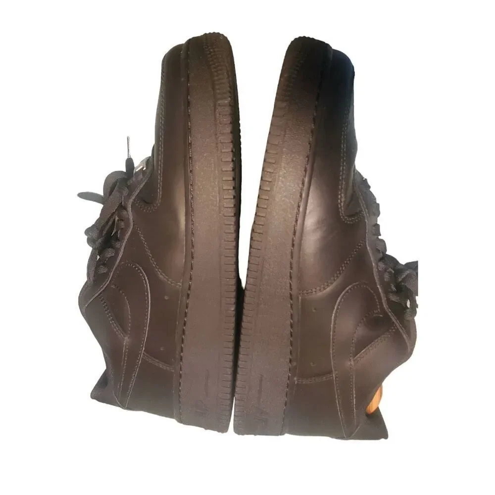 Nike Air Force 1 Low Triple Black Shoes Sneakers AF1 Men's Size 10.5 NO BOX - Picture 5 of 9